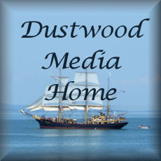 Dustwood Media home page badge.